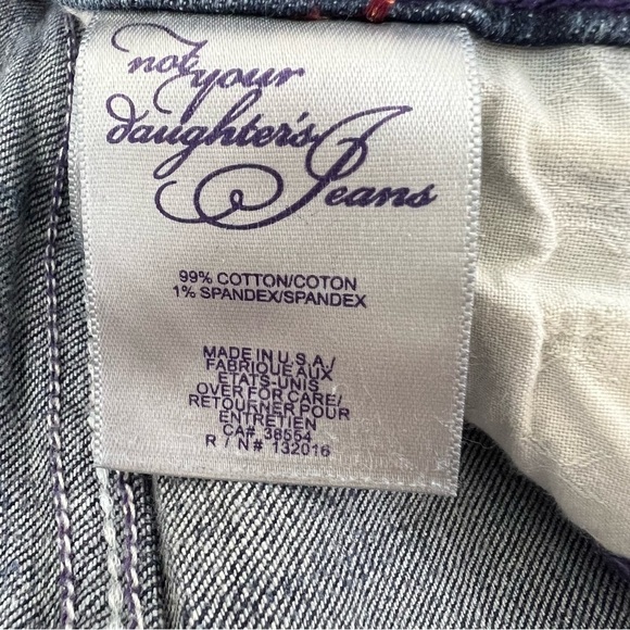 NOT your daughters jeans NYDJ medium wash boot cut Denim Jeans women’s size 12 - Picture 8 of 10